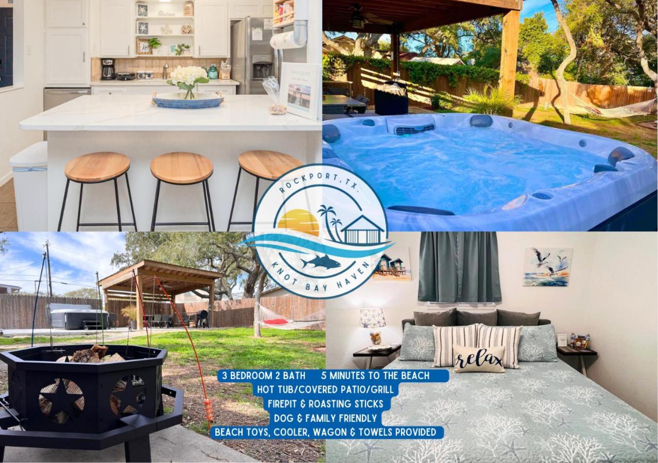 Knot Bay Haven, Dog Friendly, Hot Tub, Fenced Yard, Patio And Grill, 3 Br Villa Rockport Exterior photo